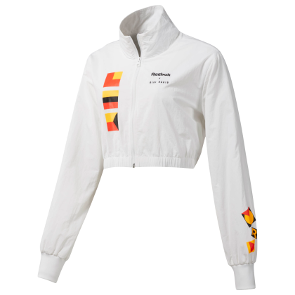 ЧКЕ GIGI HADID TRACK JACKET БЯЛО