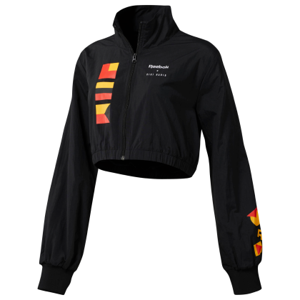 ЧКЕ GIGI HADID TRACK JACKET ЧЕРНО