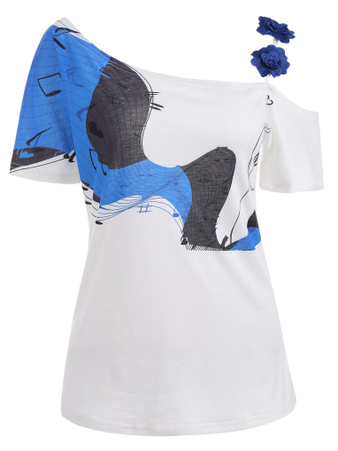Арт блуза, DRESSPRO, Бяла