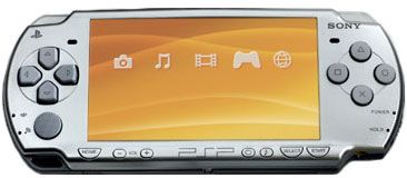 Sony PSP 2000 Playstation Portable Daxter Bundle Silver Gaming System