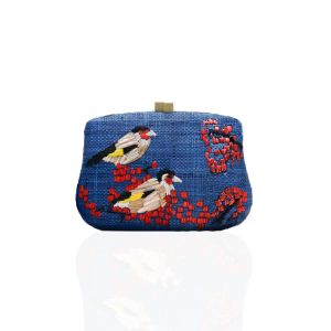 Blue bird woman's bag