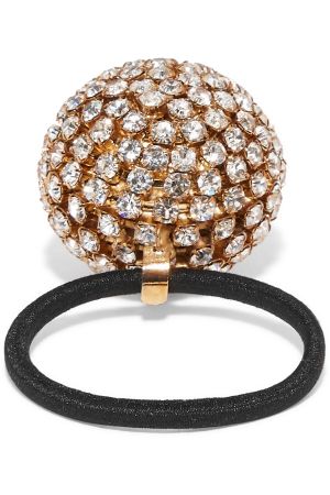 Hair clip with gold and crystals VODRICH
