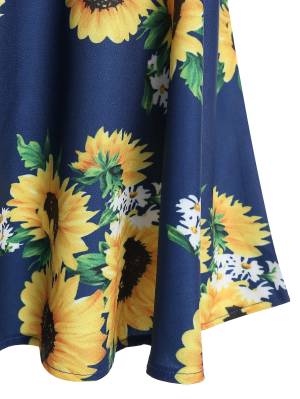 Sunflower Cold Shoulder Flounce Blouse