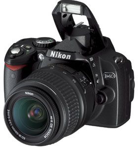 Nikon D40 дигитална SLR камера с лещи